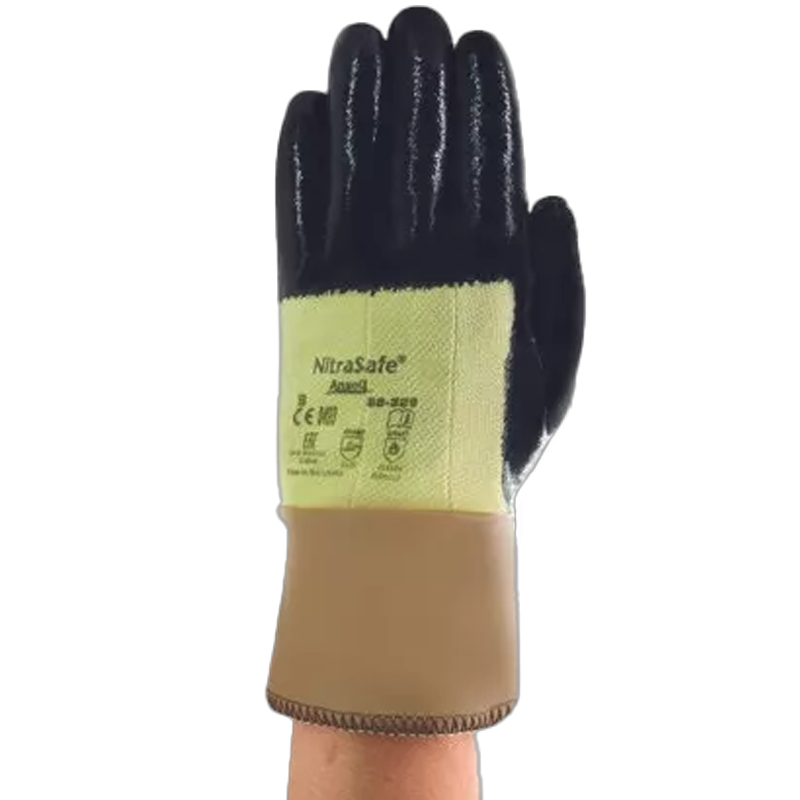 Neporezn&eacute; rukavice ANSELL 28-329 NitraSafe m&aacute;čan&eacute; v nitrile