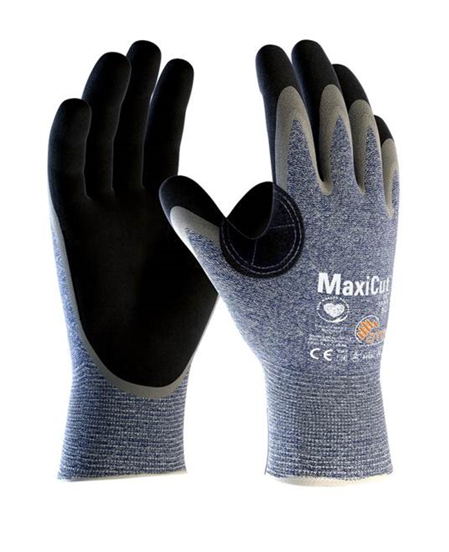 Neporezné rukavice ATG MaxiCut OIL 34-504 máčané v nitrile