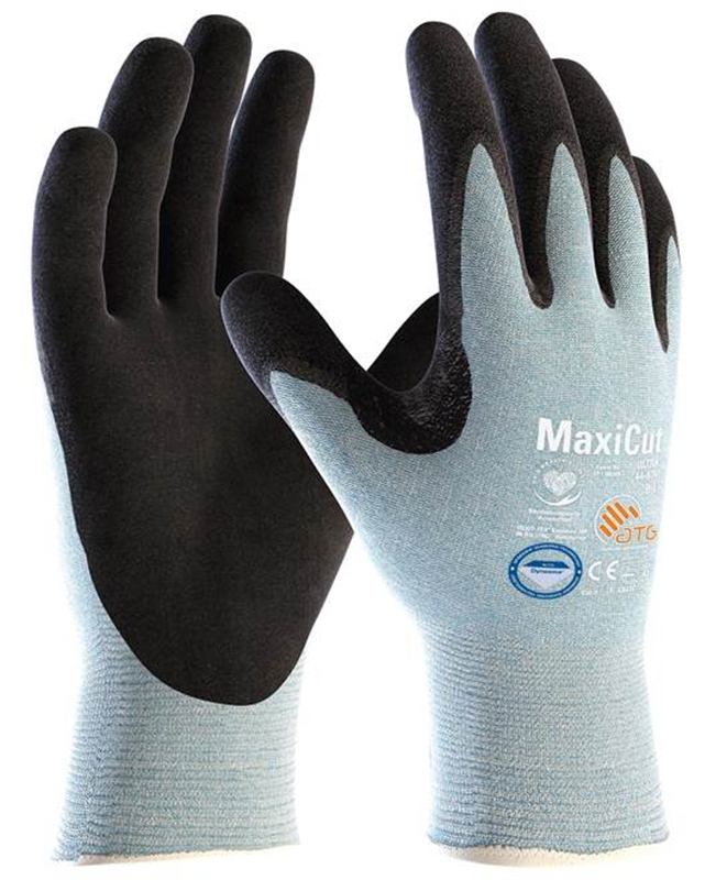 Neporezné rukavice ATG MaxiCut Ultra 44-6745 máčané v nitrile