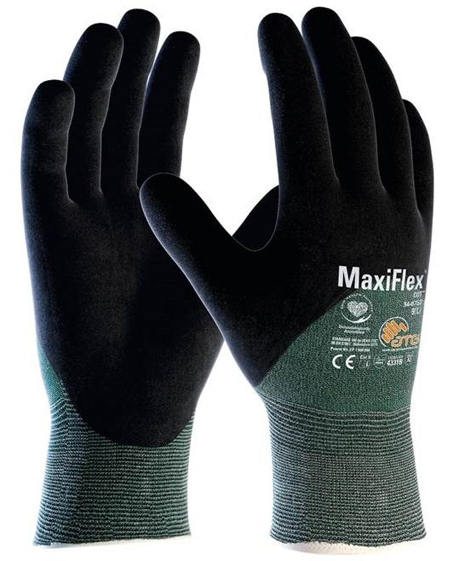 Neporezné rukavice ATG MaxiFlex CUT 34-8753 máčané v nitrile
