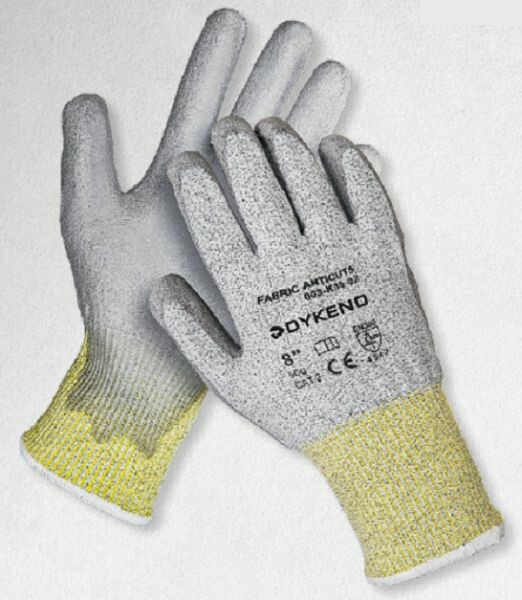 Neporezné rukavice DYKENO FABRIC ANTICUT5 máčané v polyuretáne