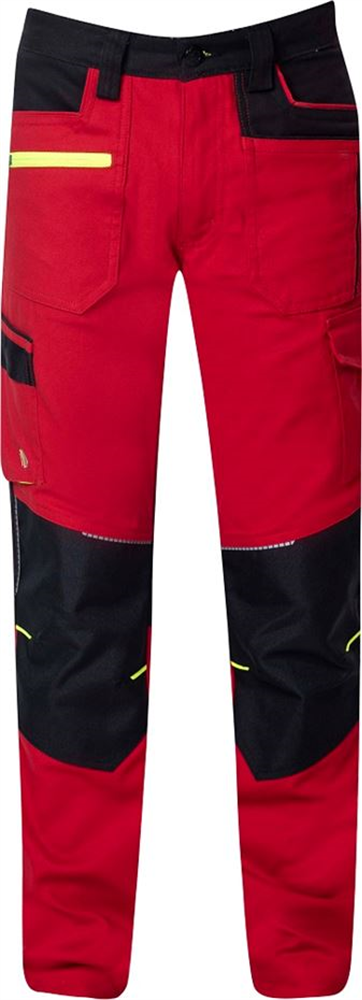 Nohavice 4XSTRETCH do p&aacute;sa detsk&eacute; červen&aacute; 134-140cm