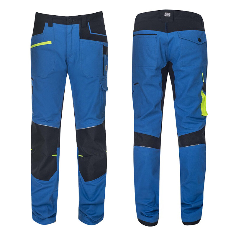 Nohavice 4XSTRETCH do p&aacute;sa detsk&eacute; modr&aacute; 110-116cm