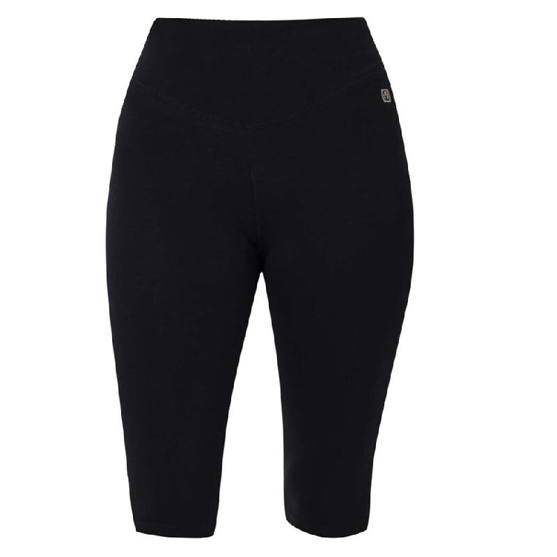 Nohavice ARDON ALDRI elastick&eacute; 3/4 d&aacute;mske čierna XXXL