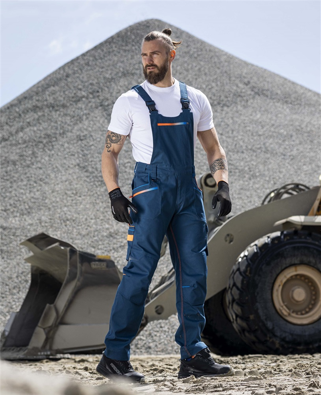 Nohavice ARDON CREATRON s n&aacute;prsenkou modr&aacute; č.52 