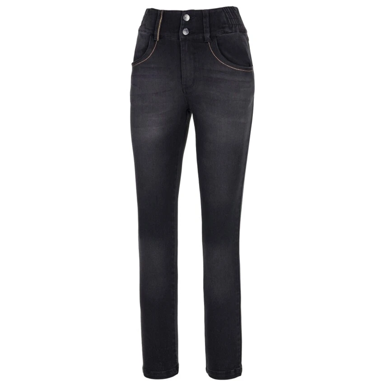 Nohavice ARDON JASVENA JEANS d&aacute;mske jegginy čierna č.40