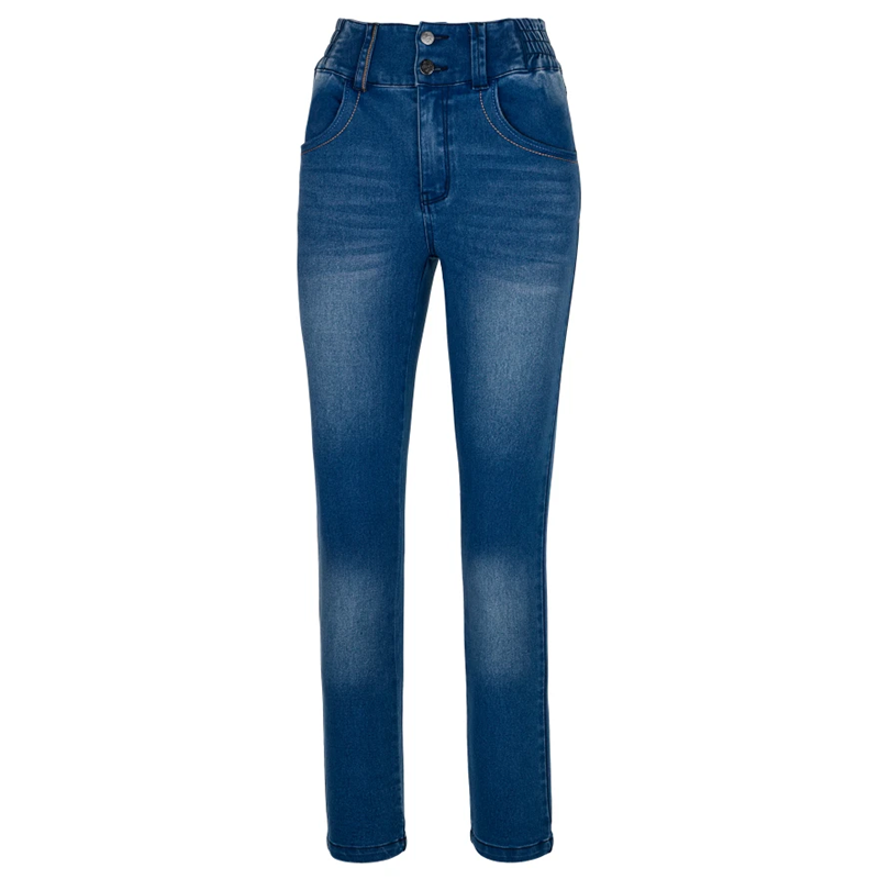 Nohavice ARDON JASVENA JEANS d&aacute;mske jegginy modr&aacute; č.34