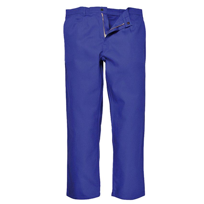 Nohavice BZ30 do pása 100%BA 330g/m2 nehorľavé kráľovsky modré L