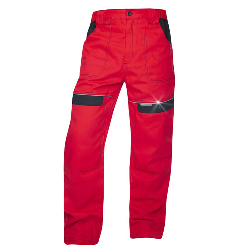 Nohavice COOL TREND do pása predĺžené (194 cm) červené XL (56-58)