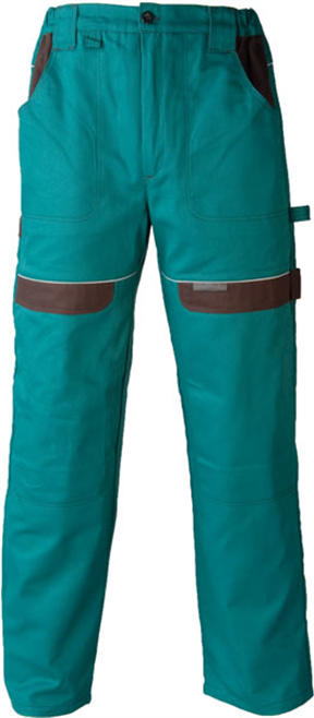 Nohavice COOL TREND do pása skrátené (170 cm) zelené č.46