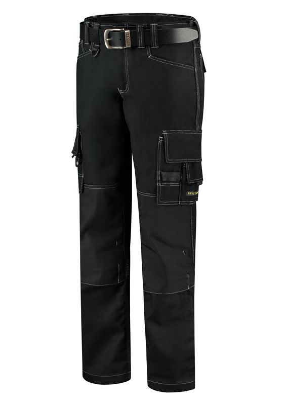 Nohavice CORDURA CANWAS WORK PANTS do pása unisex čierna č.49