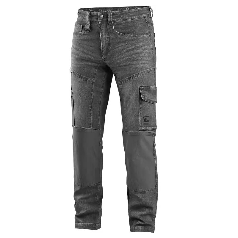 Nohavice CXS ALBI jeans p&aacute;nske siv&aacute; č.56