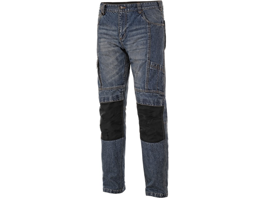 Nohavice CXS NIMES JEANS do p&aacute;sa riflov&eacute; č.44