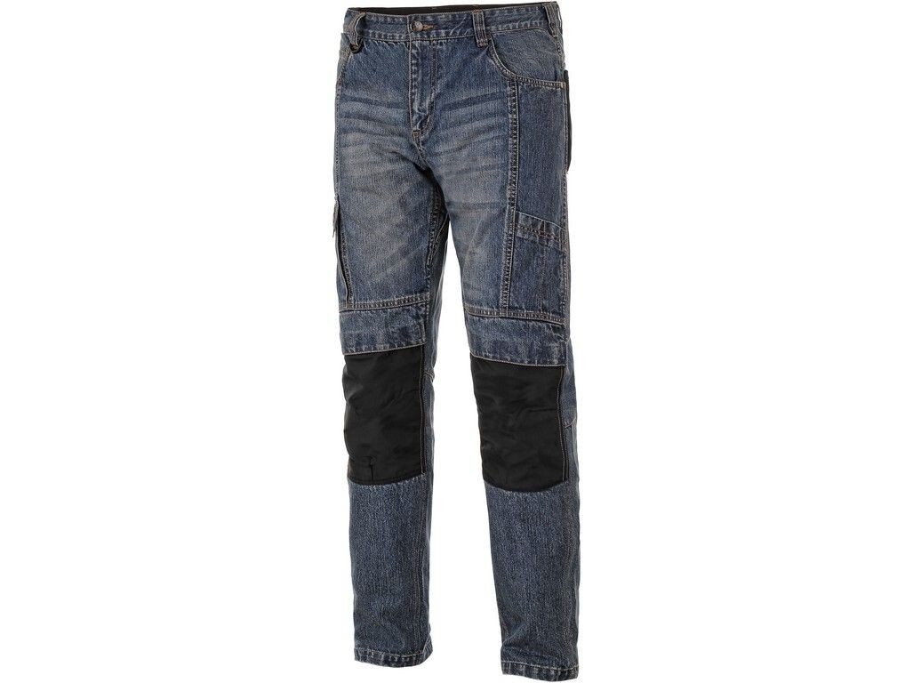 Nohavice CXS NIMES JEANS do p&aacute;sa riflov&eacute; č.52