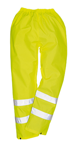 Nohavice do dažďa H441 190T Hi-Vis reflexná žltá 4XL  