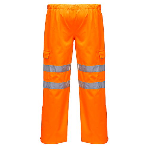 Nohavice do dažďa S597 Hi-Vis reflexná oranžová XL