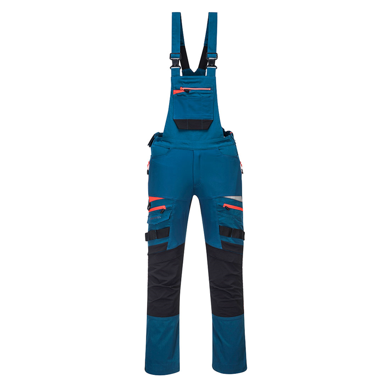Nohavice DX441 WORK s n&aacute;prsenkou modr&aacute; XXL