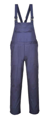 Nohavice FR37 BIZFLAME PRO s náprsenkou tm.modré XL