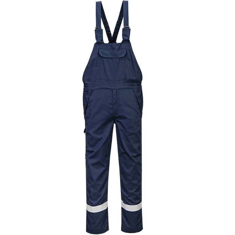 Nohavice FR418 s n&aacute;prsenkou nehorľav&eacute; tmavomodr&aacute; 4XL