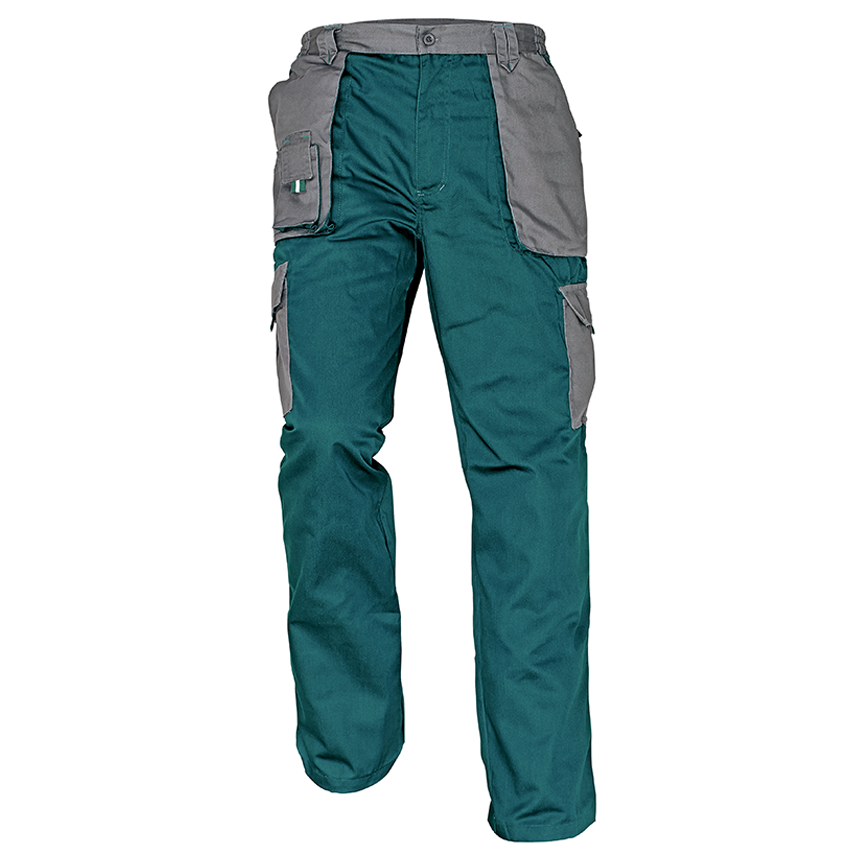 Nohavice MAX EVO do pása zeleno-sivé č.64