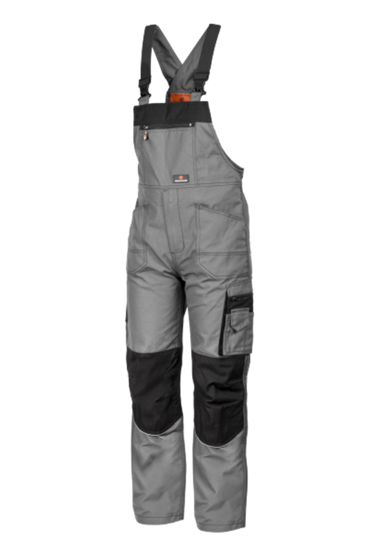 Nohavice PROMACHER MYRON s n&aacute;prsenkou siv&aacute; č.50