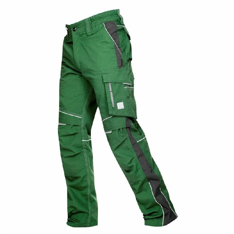 Nohavice URBAN+ do pása skrátené (170 cm) zelená L