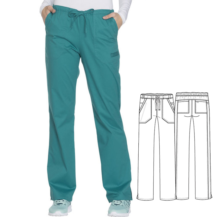 Nohavice WW130 d&aacute;mske modro-zelen&eacute; XXL