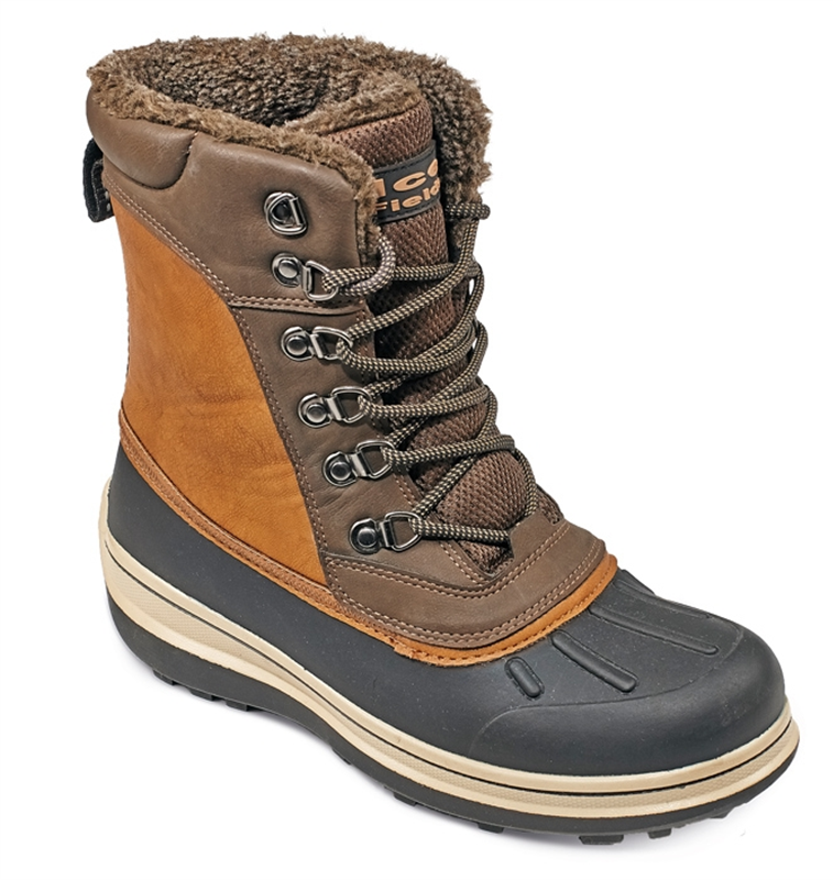 Obuv MADRON zateplen&aacute; hnedo-čierna č.40