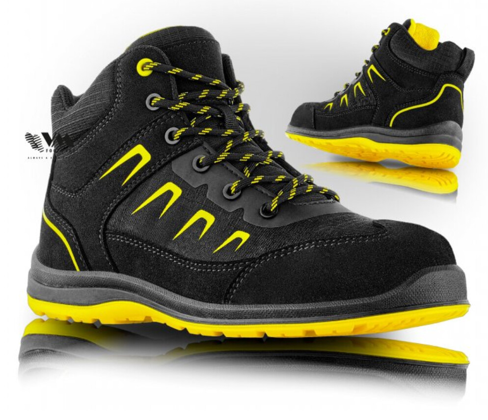 Obuv RHODOS S3 čierno-žlt&eacute; č.44