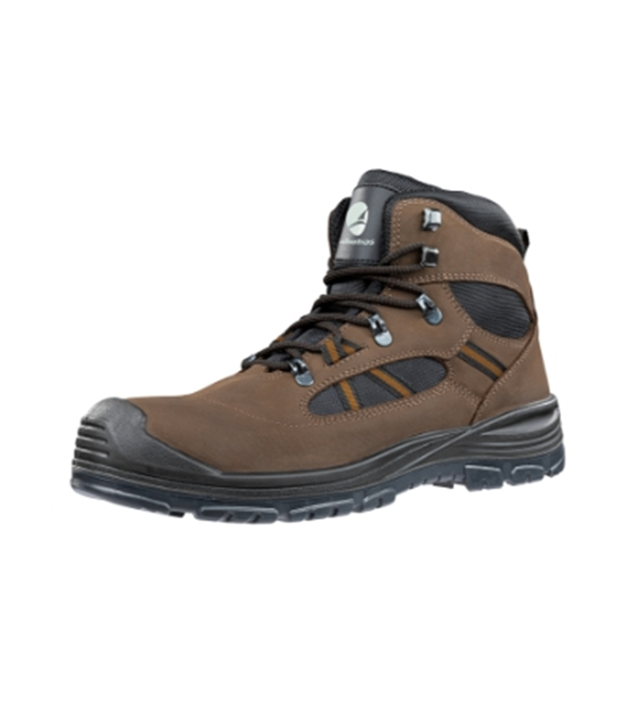 Obuv TIMBER MID S3 tmavo hned&aacute; č.41