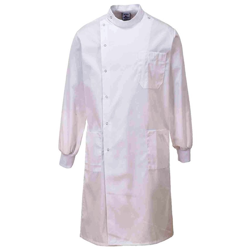 Pl&aacute;&scaron;ť C865 biely dl.ruk&aacute;v manžety XXXL