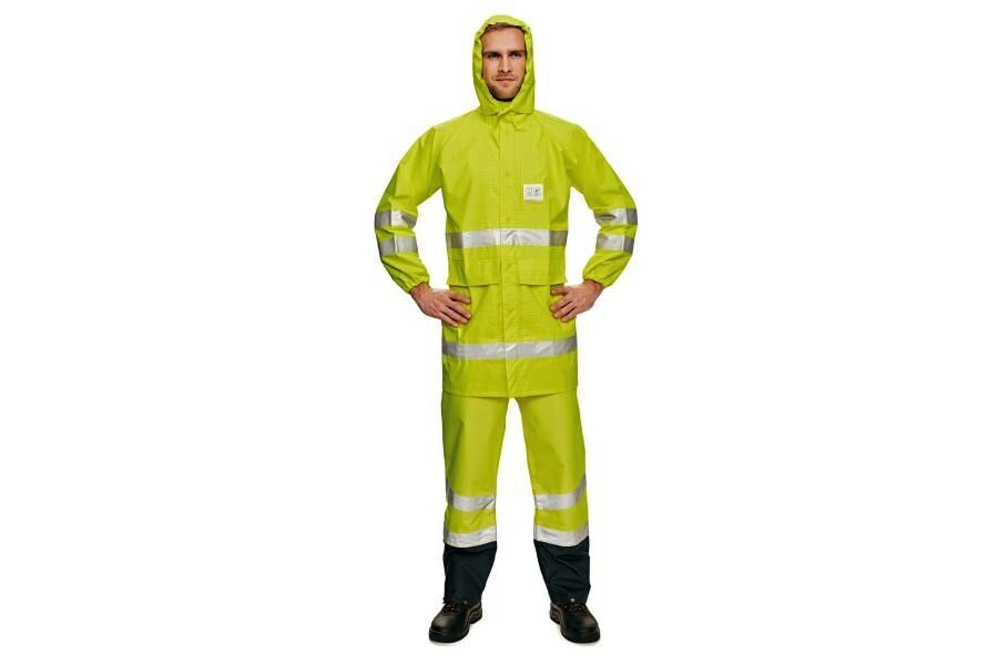 Pl&aacute;&scaron;ť LYME AS HV antistatick&yacute; reflexn&aacute; žlt&aacute; XXXL