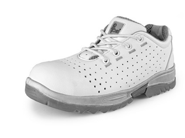 Poltop&aacute;nky LINDEN O1 perforovan&eacute; biele č.39