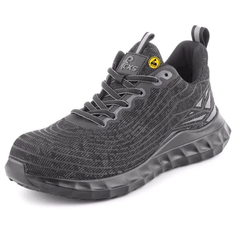 Poltop&aacute;nky TEXLINE FLORES S1PL čierno-siv&aacute; č.39