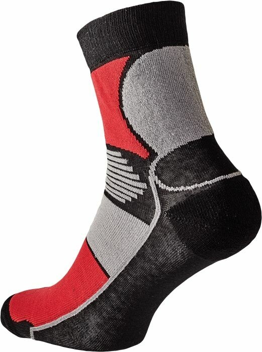 Ponožky KNOXFIELD BASIC čierno-červená č.39-40
