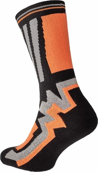 Ponožky KNOXFIELD LONG čierno-oranžová č.41-42