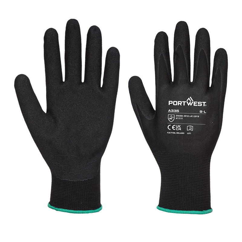 Pracovné rukavice A335 DERMI-GRIP máčané v nitrile