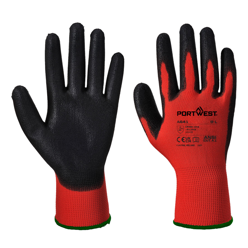 Pracovné rukavice A641 GRIP máčané v polyuretáne