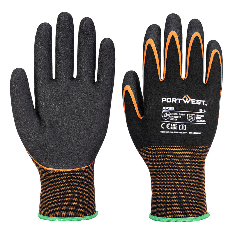 Pracovné rukavice AP35 Grip 15 máčané v nitrile Pracovné rukavice AP35 Grip 15 máčané v nitrile