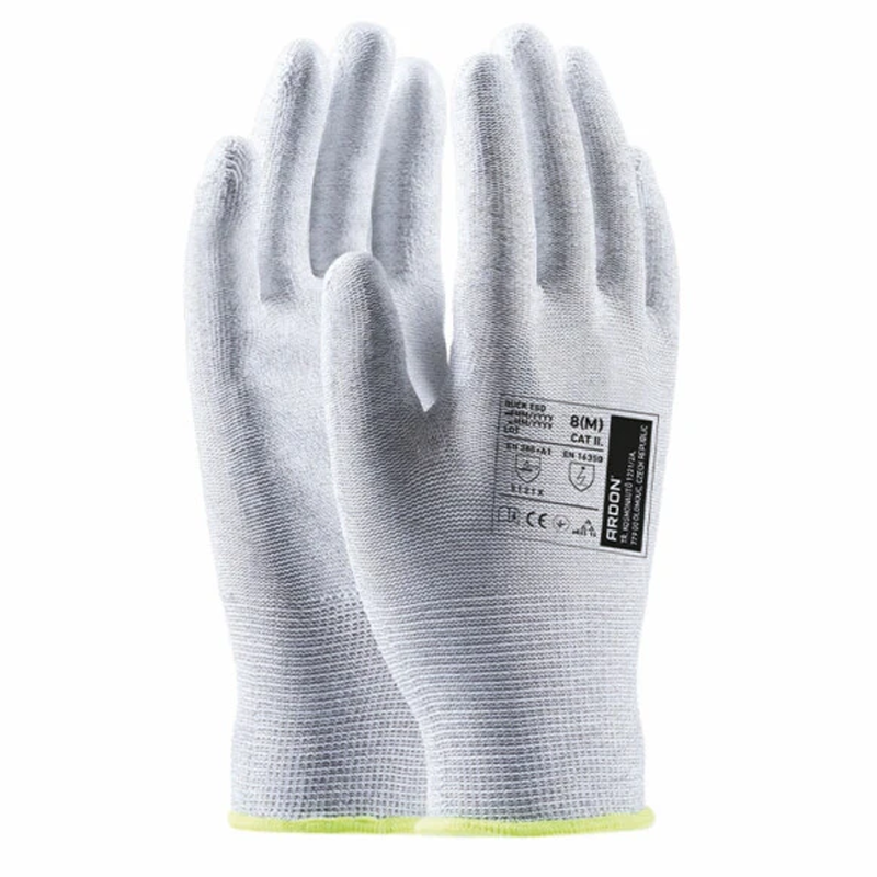 Pracovn&eacute; rukavice ARDON BUCK ESD m&aacute;čan&eacute; v polyuret&aacute;ne