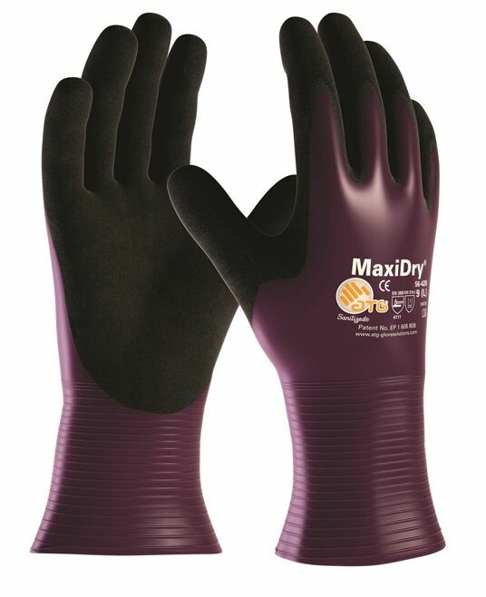 Pracovné rukavice ATG MaxiDry 56-426 máčané v nitrilovej pene