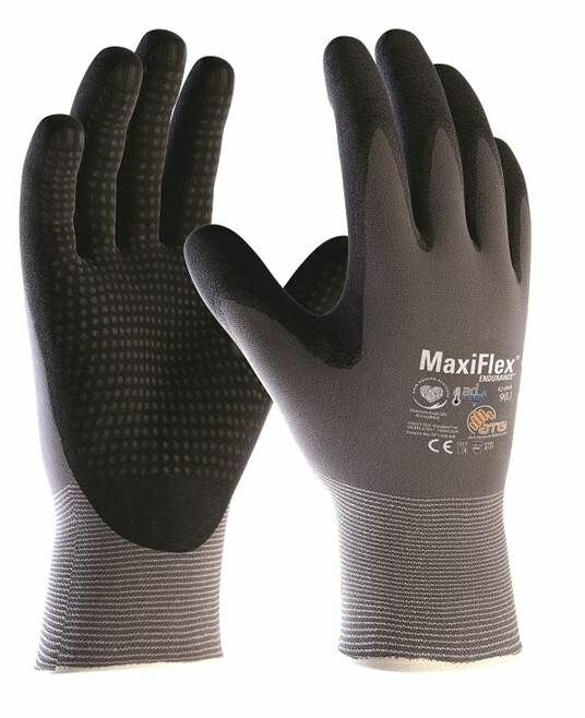 Pracovné rukavice ATG MaxiFlex ENDURANCE 42-844 AD-APT máčané v nitrilovej pene