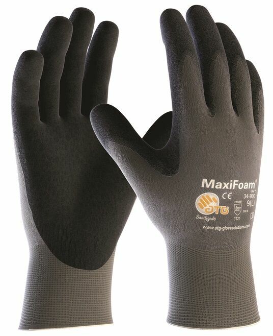 Pracovné rukavice ATG MaxiFoam 34-900 máčané v nitrilovej pene