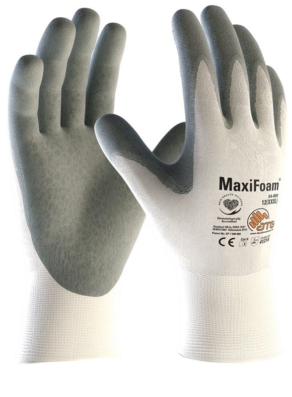 Pracovné rukavice ATG MaxiFoam LITE 34-800V máčané v nitrile (balené)