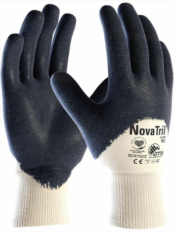 Pracovné rukavice ATG NOVATRIL 24-185 máčané v nitrile