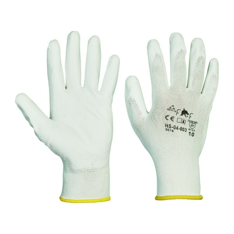 Pracovné rukavice BUNTING LIGHT HS-04-003 máčané v polyuretáne