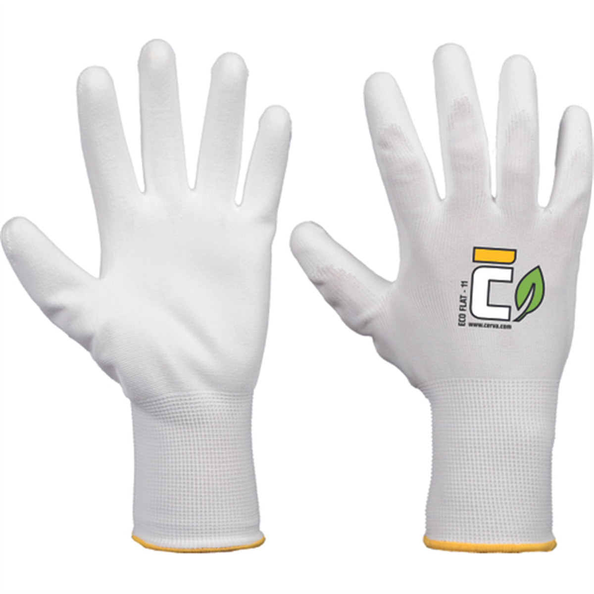 Pracovn&eacute; rukavice ECO FLAT m&aacute;čan&eacute; v polyuret&aacute;ne