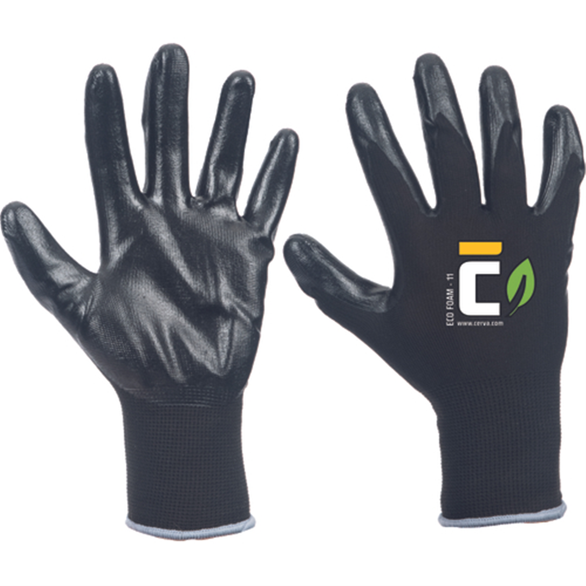 Pracovn&eacute; rukavice ECO Foam m&aacute;čan&eacute; v nitrile