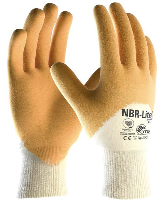 Pracovné rukavice NBR-LITE 34-985 máčané v nitrile