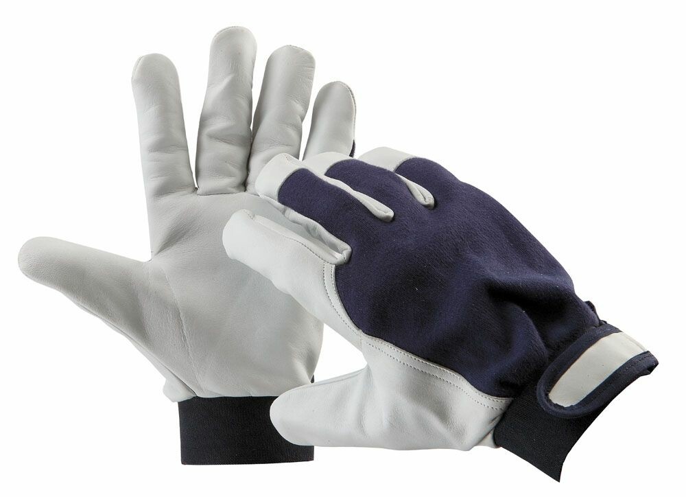 Pracovné rukavice PELICAN BLUE kombinované